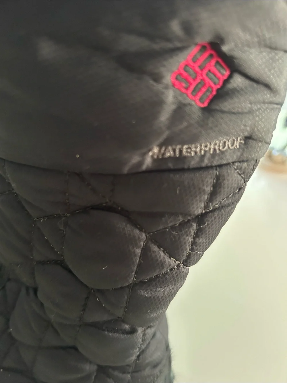 Columbia Black and Pink Winter Lace Up Boots